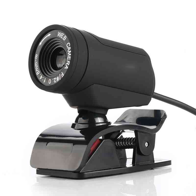 Webová kamera usb 2.0 hd s mikrofonem pro stolní počítač s notebookem