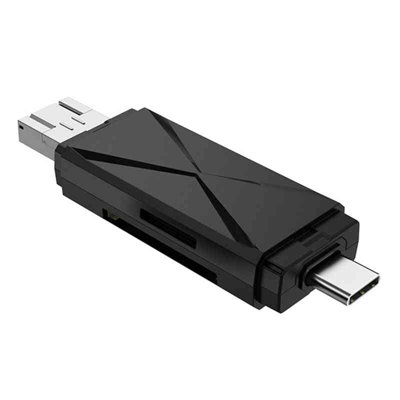 USB2.0 čítačka viacerých kariet pre sdxc, sdhc, tf, sd, mmc, rs-mmc