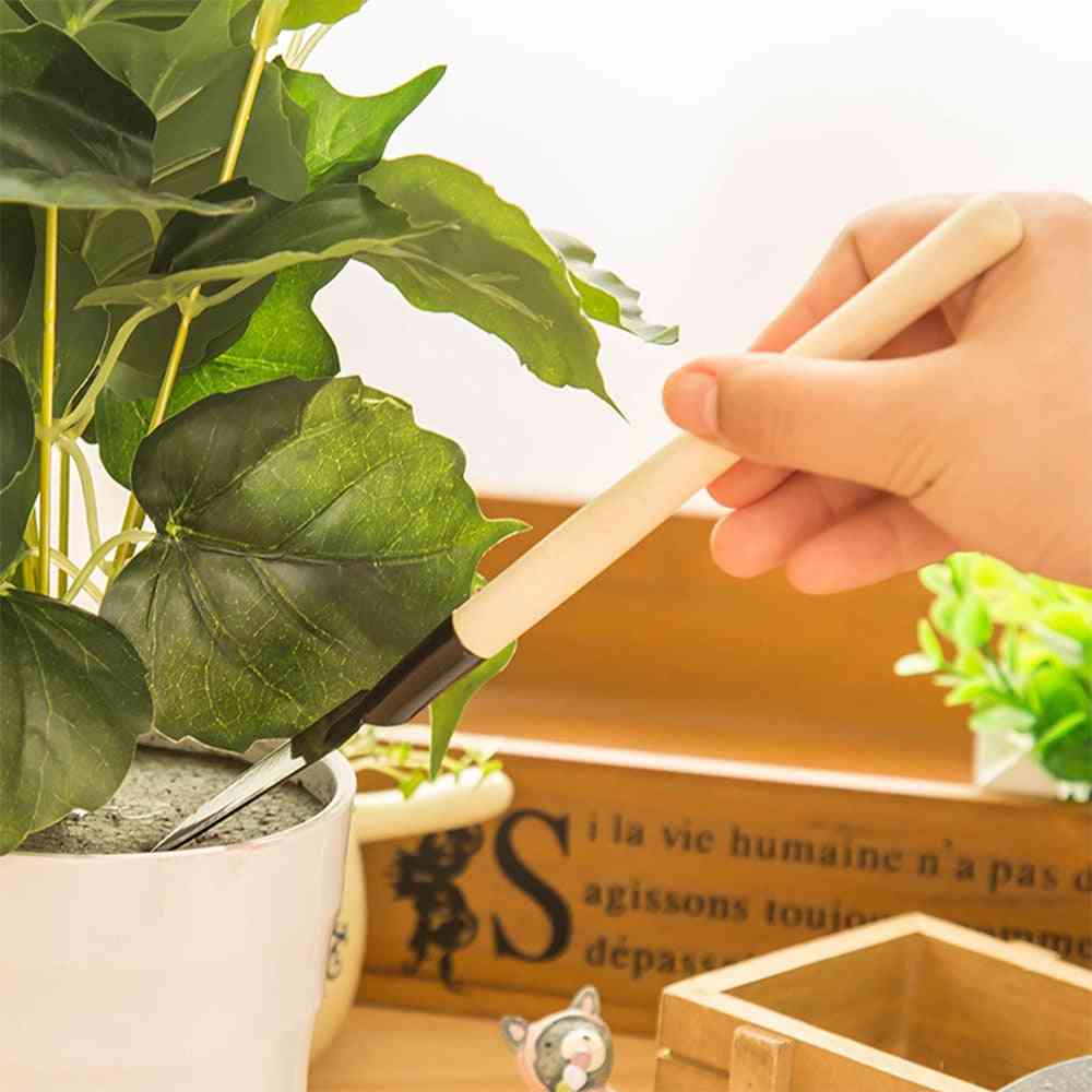 Kerti kézi lapátgereblyező eszköz, mini kerti simító, könnyű, növényi készlet
