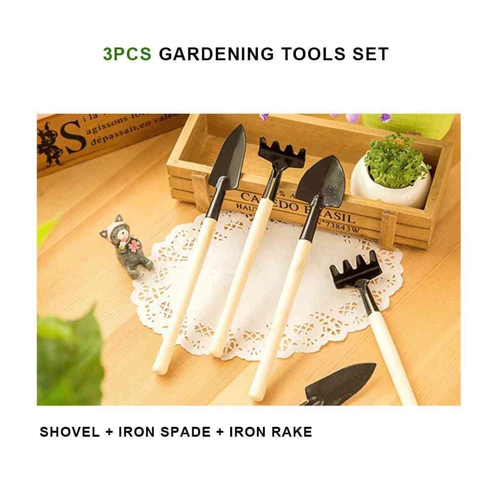 Garden Hand Shovel Rake Tool, Mini Gardening Trowel, Lightweight, Plant Set