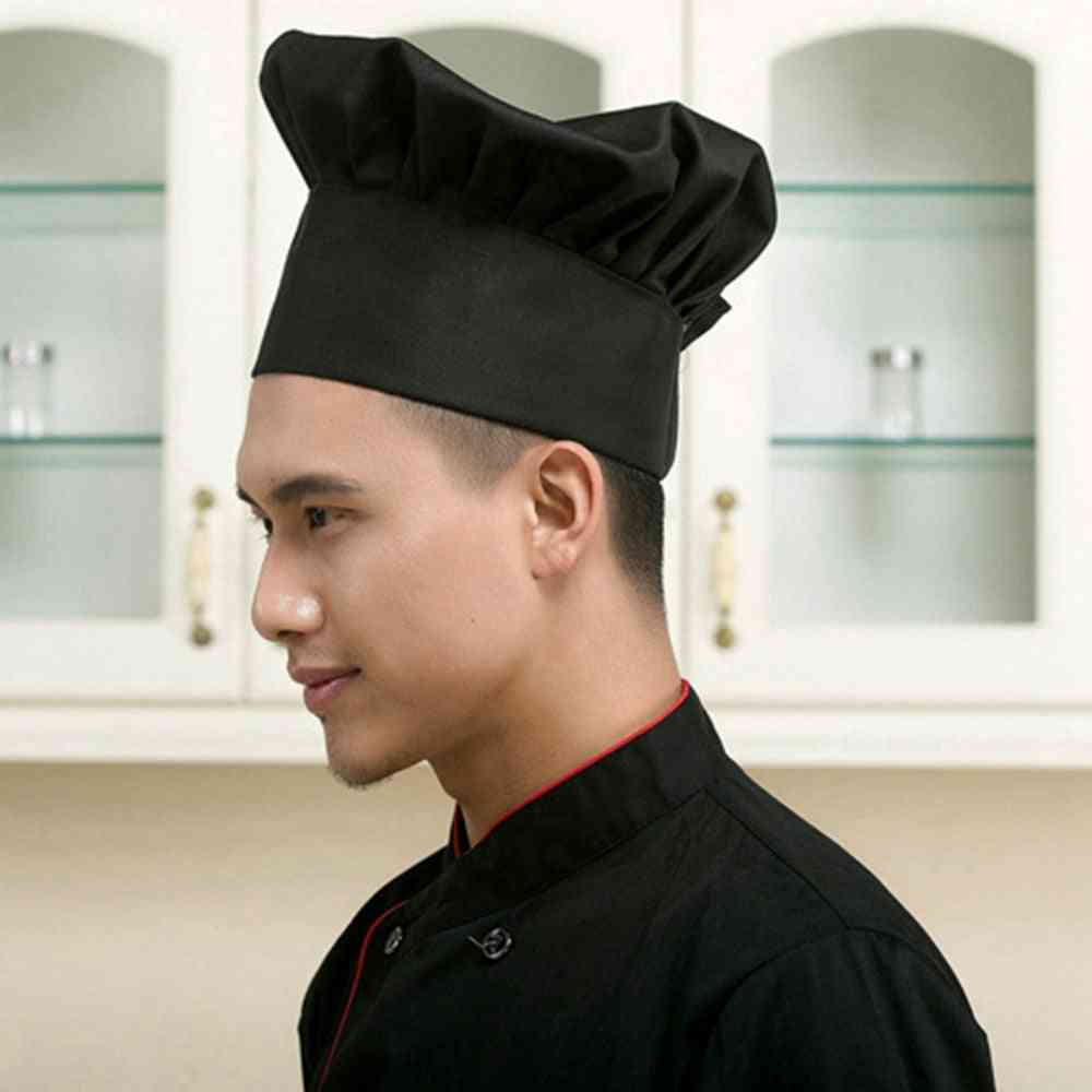 Men Kitchen Baker Elastic Hat