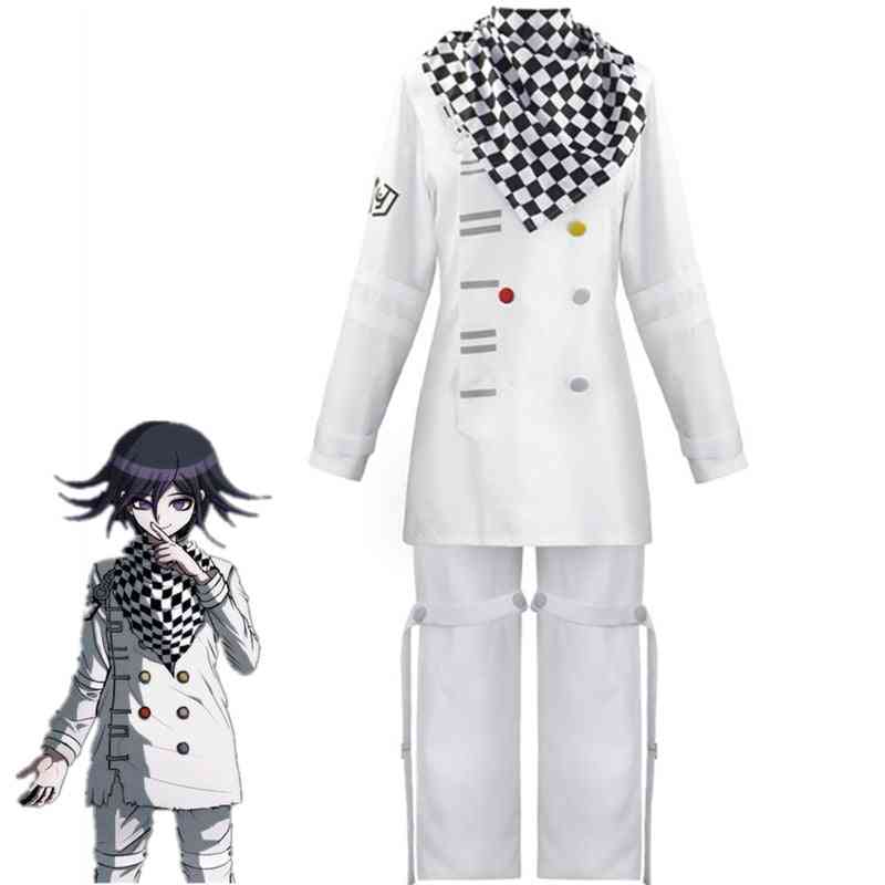 V3 cosplay kostym, zentai halsduk mantel uniformer anime kläder
