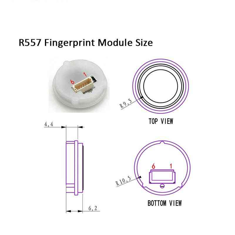 Fingerprint Identification Ring Indicator Light Access Control Board