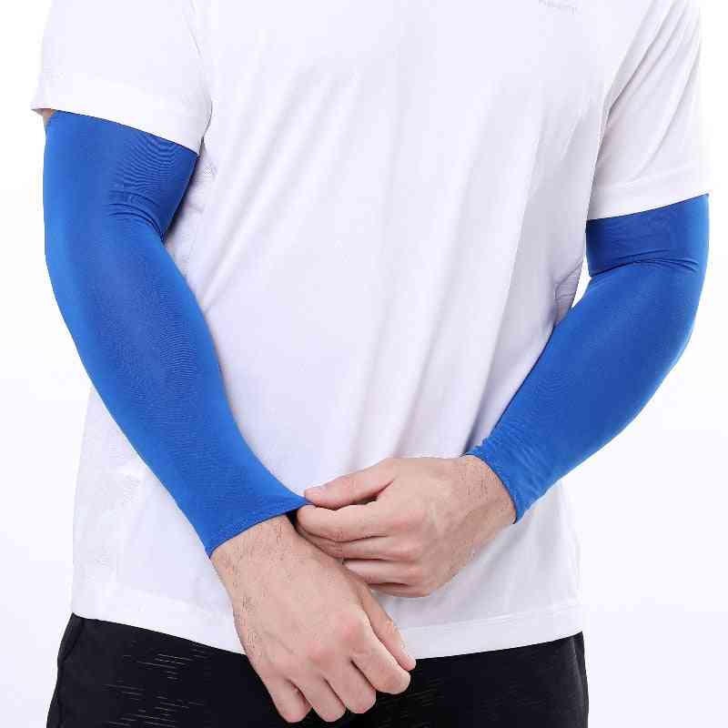 Unisex Fingerless Sunscreen Arm Sleeves