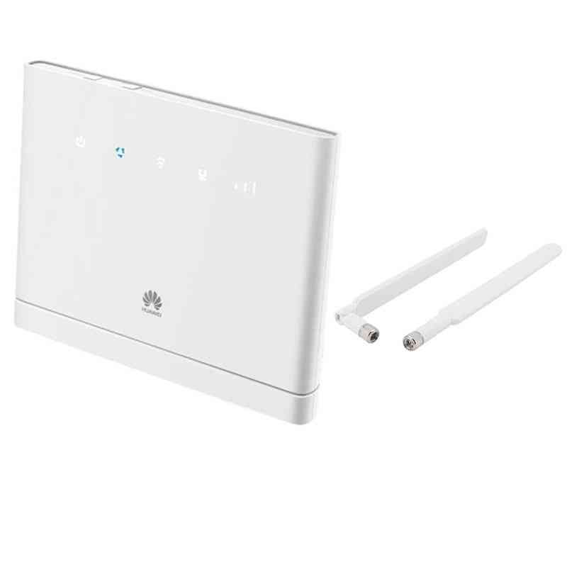 Låsa upp Huawei B315, 4G bärbar trådlös wifi-router + 2st antenn