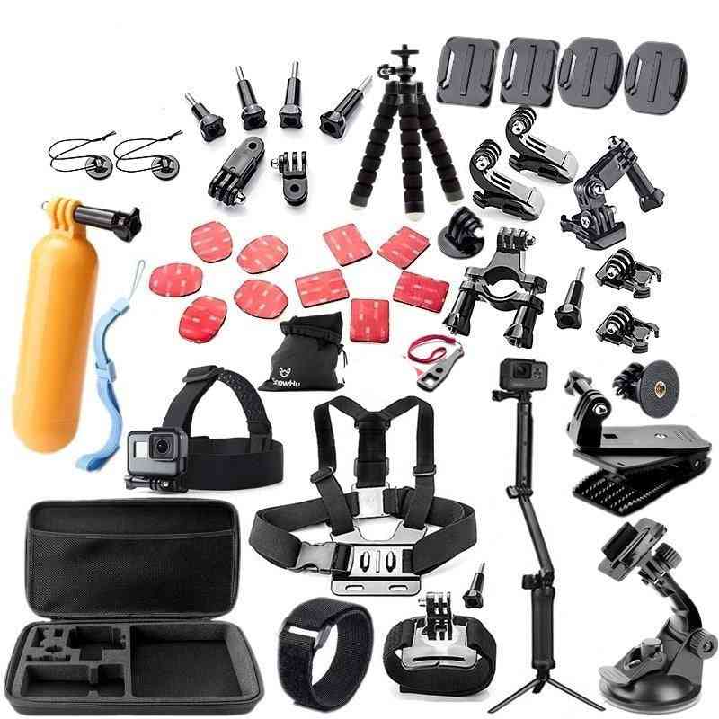 Accessories Set For Go Pro Hero 9 8 7 6 5 4 Black Mount For Yi 4k Case Action Camera