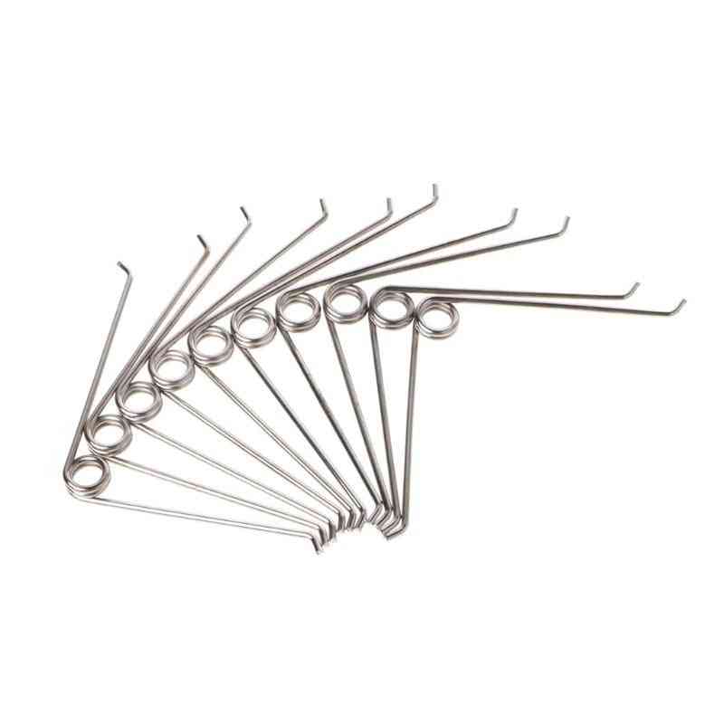 10pcs V Shape Steel Compression Spring Gardening Scissors Accessories Tool