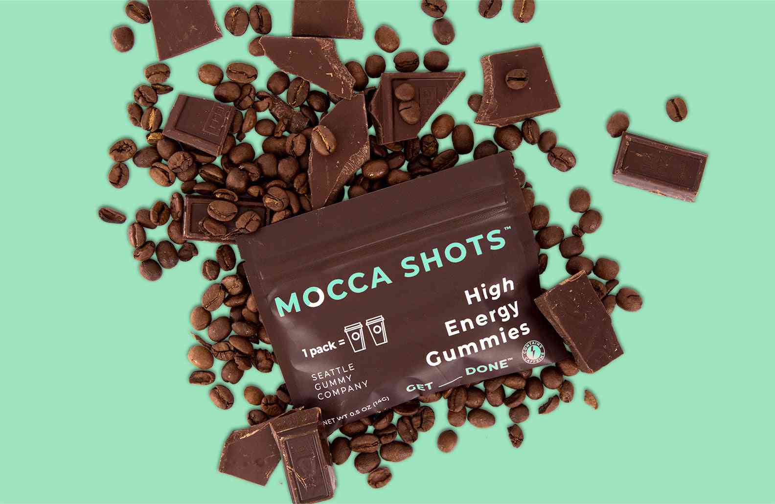 Mocca Shots Mint Chocolate Gummy