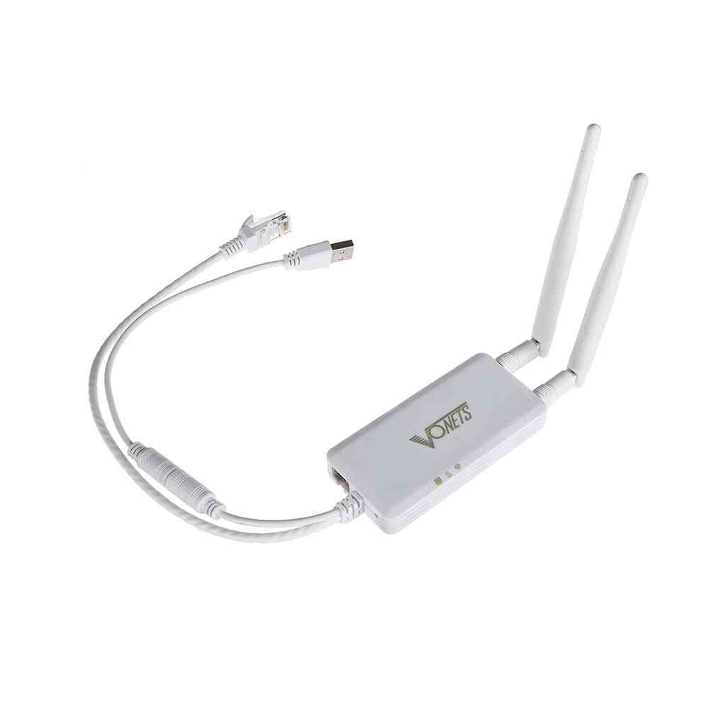 Wireless Bridge Mini Router Repeater Ethernet To Wifi Antenna
