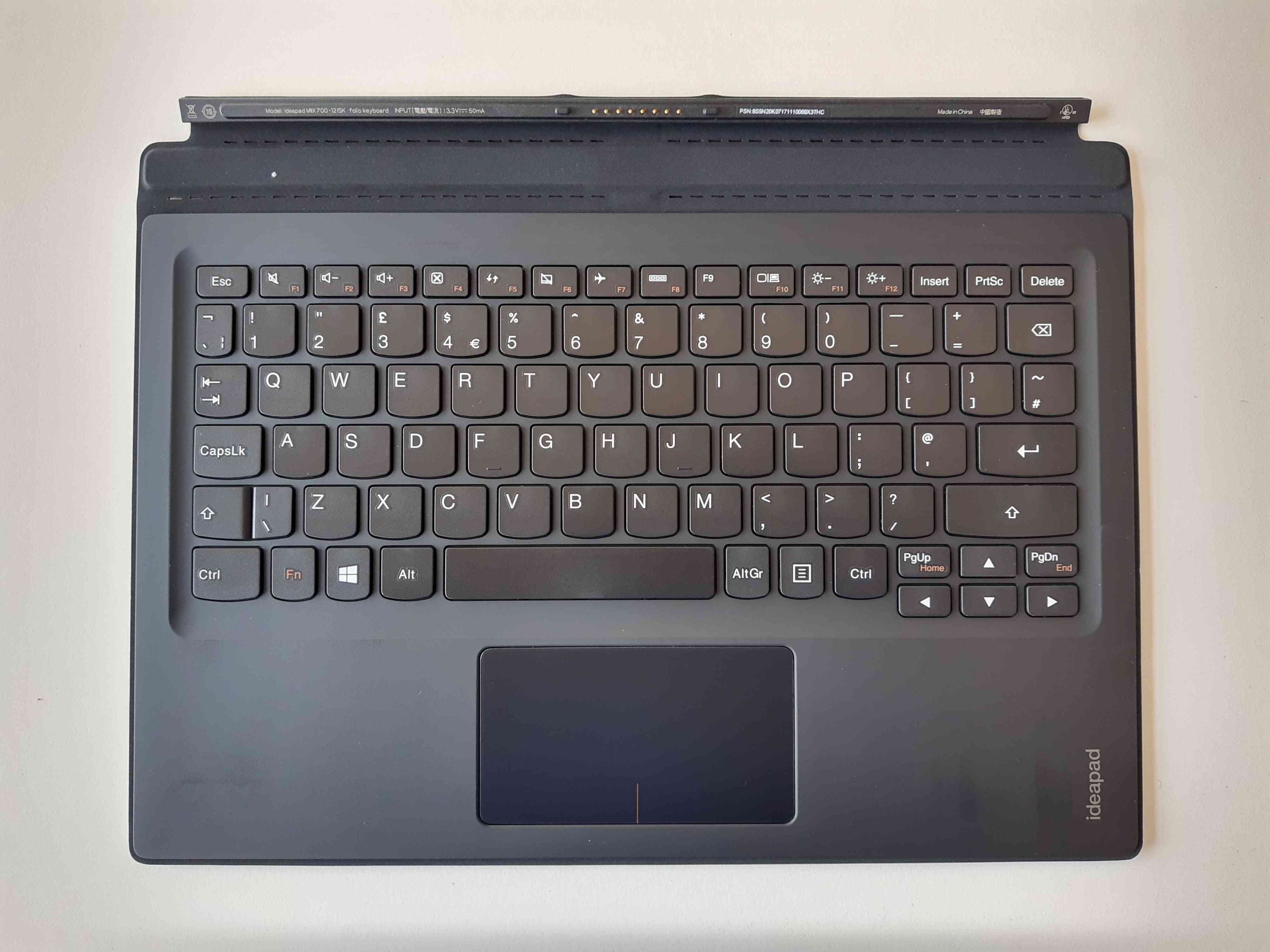 Miix 700-12sk, Folio Keyboard For Lenovo