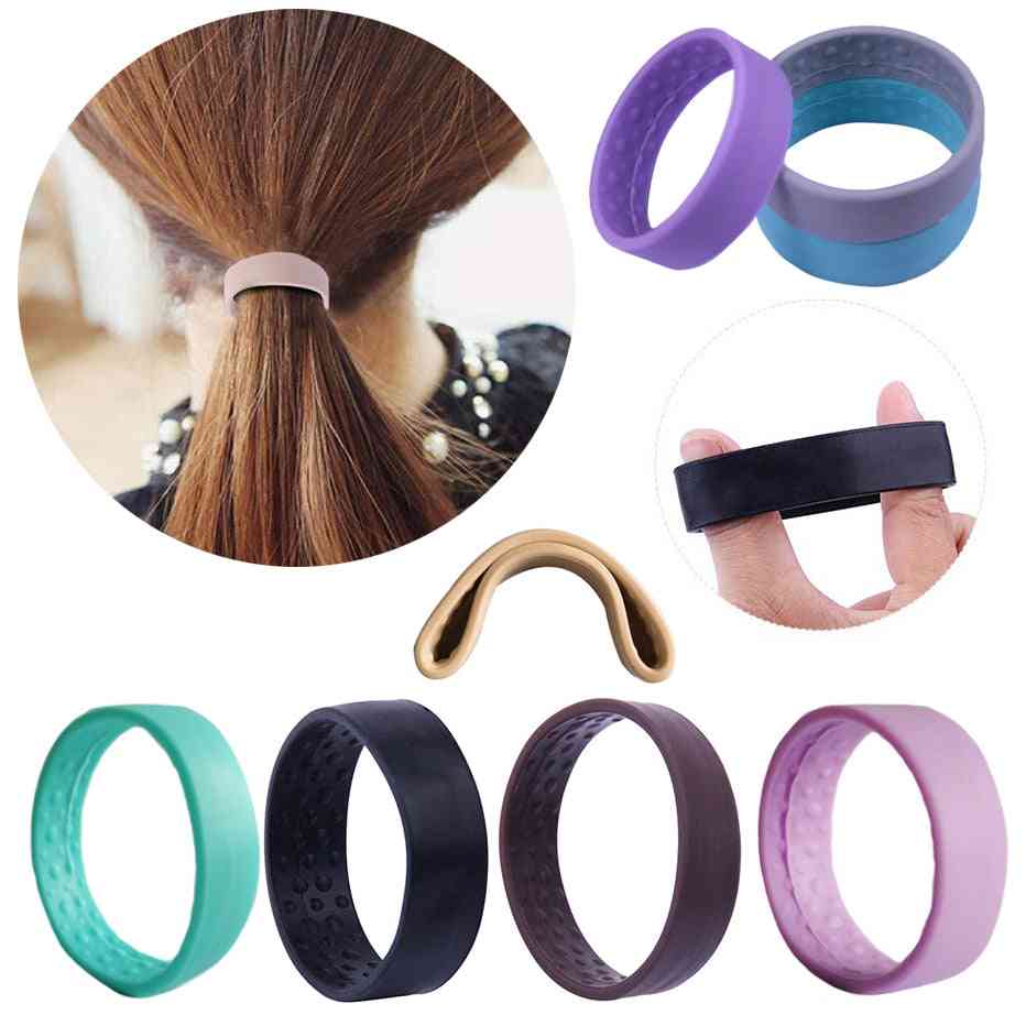 Women Silicone Foldable Elastic Hairband