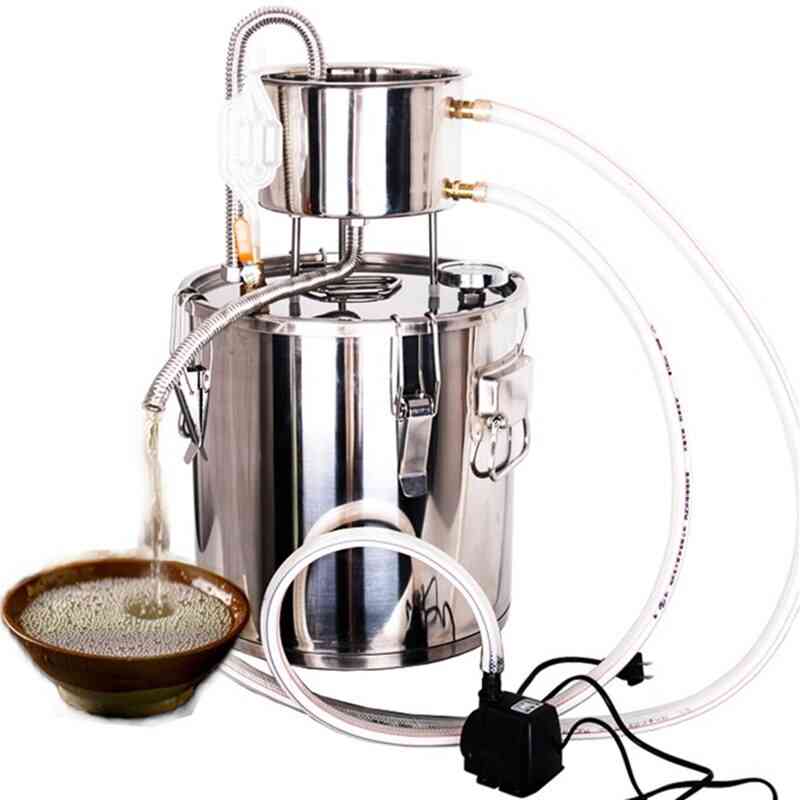 Stainless Steel Household Wine Brewing Machine, Fermentation Steamed Hydrosol, Pure Brew Pot
