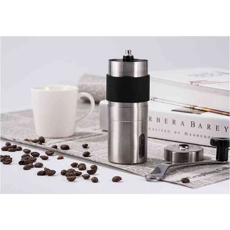 Stainless Steel Manual Coffee Bean Grinder, Mill Hand Kitchen Tool