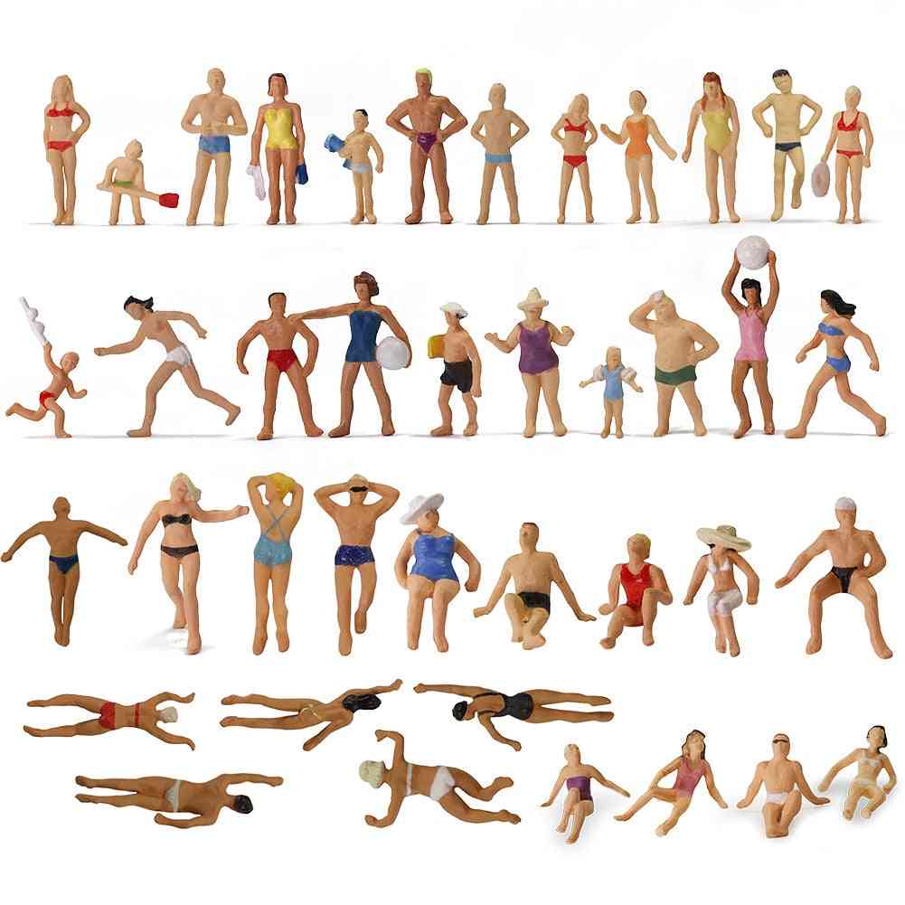 Ho Scale Swimming Figures 1:87 Swimming People Model Trains