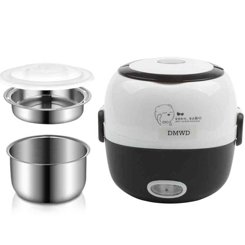 Rice Cooker, Thermal Heating Electric Lunch Box, Food Steamer, Cooking Container, Meal Lunchbox Warmer
