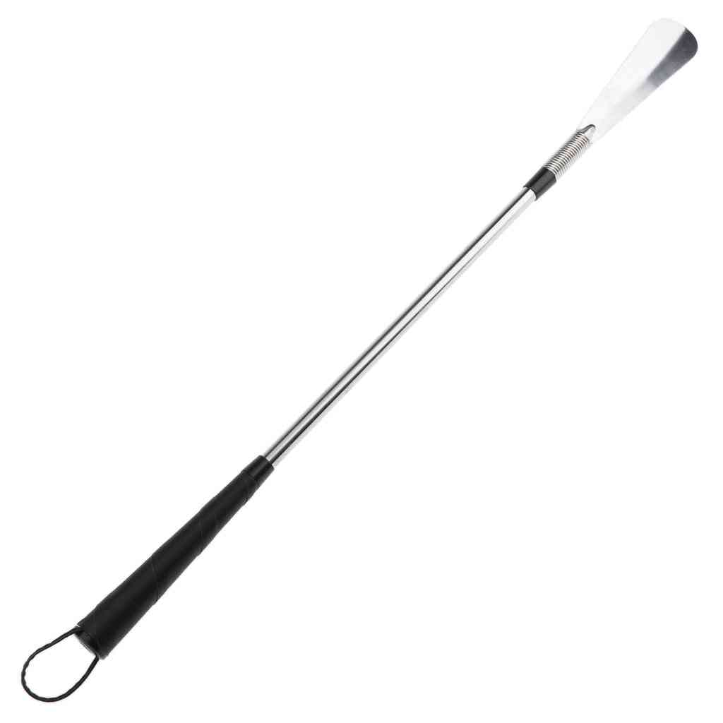 Silver Stainless Steel Long Shoehorn