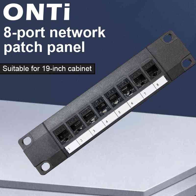 Patch Panel, Network Cable Adapter Keystone Jack/ethernet Distribution Frame