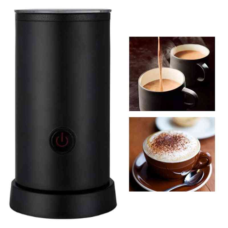 Milk Frother, Automatic Foam Maker For Hot & Cold, Stainless Steel Coffee