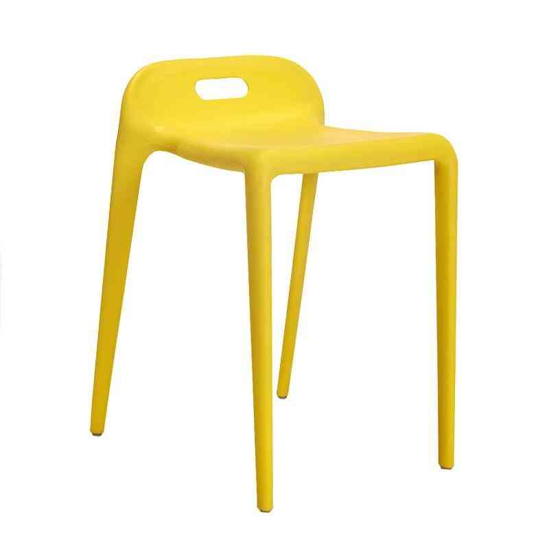 Nordic Minimalism Plastic Stool & Dining Chairs