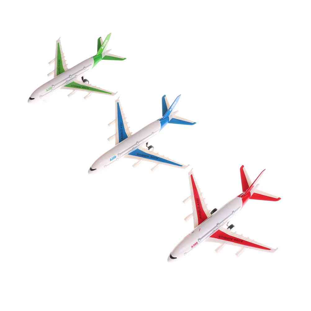 Air Bus Model Kids Fishing Airliner Passenger Plane Toy