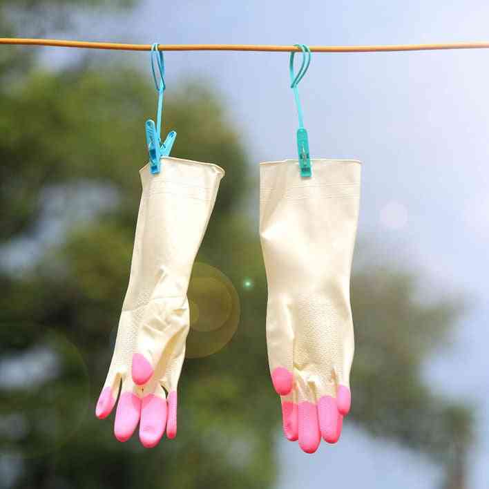 Long-sleeve Latex, Kitchen Dishwashing Gloves