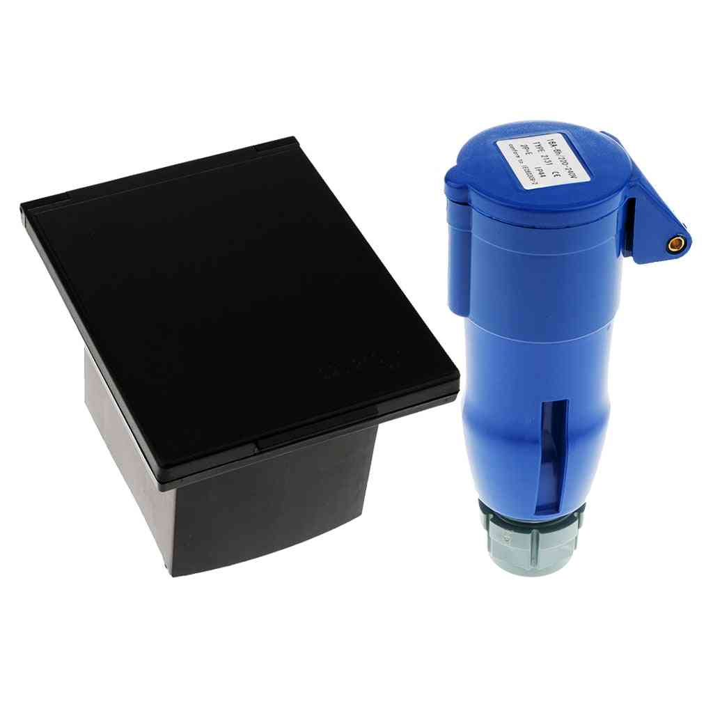 External- Flush Hook-up, Inlet Socket Waterproof, Socket Plug