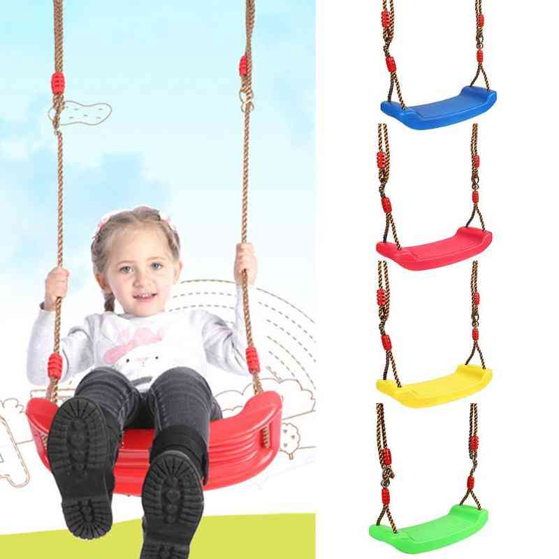 Garden Swing Seats Kids Swing For Outdoor Indoor Swings Height Adjustable Rope Hanging Climbing Seat Chair