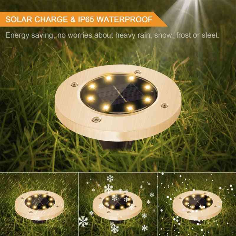 Outdoor Waterproof- Solar Led Underground, Lamp Light