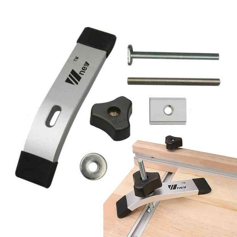 T Track Slider M8 T Screw M8 Nut Saw Table Acting Hold Down Clamp