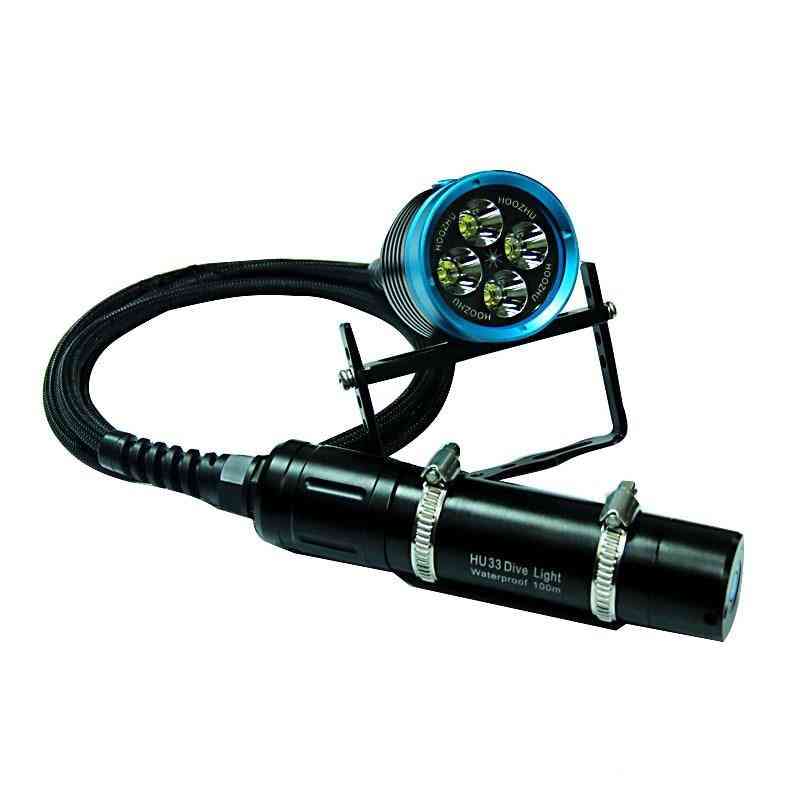 Waterpoof  Scuba Canister Dive Flashlight Torch