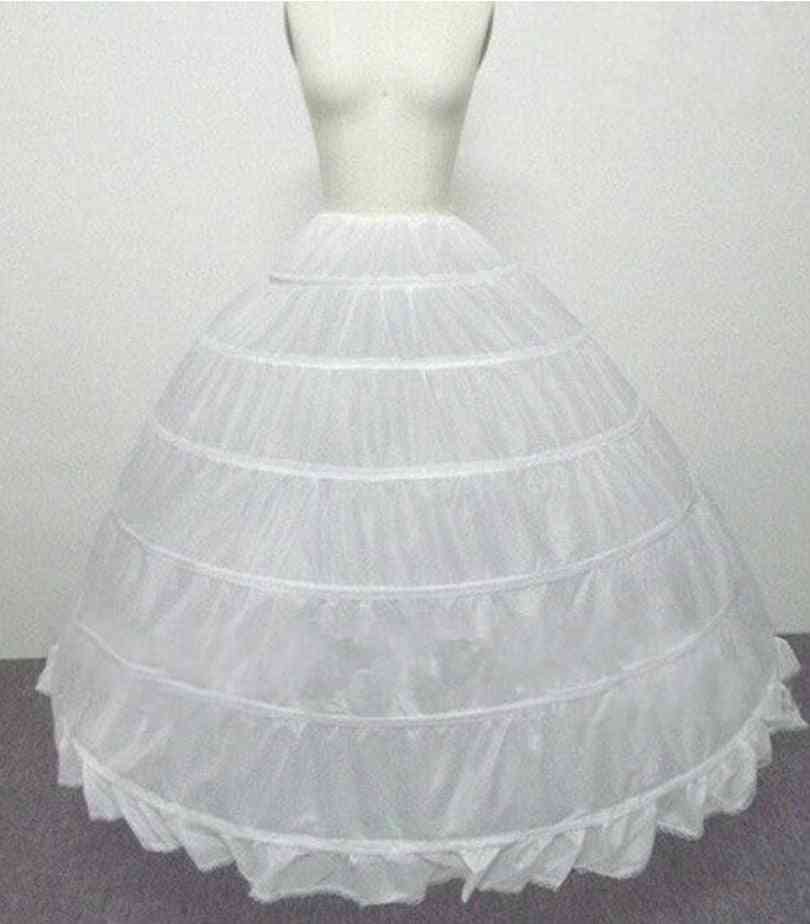 Wedding Petticoat Vestido Longo Ball Gown Crinoline Underskirt