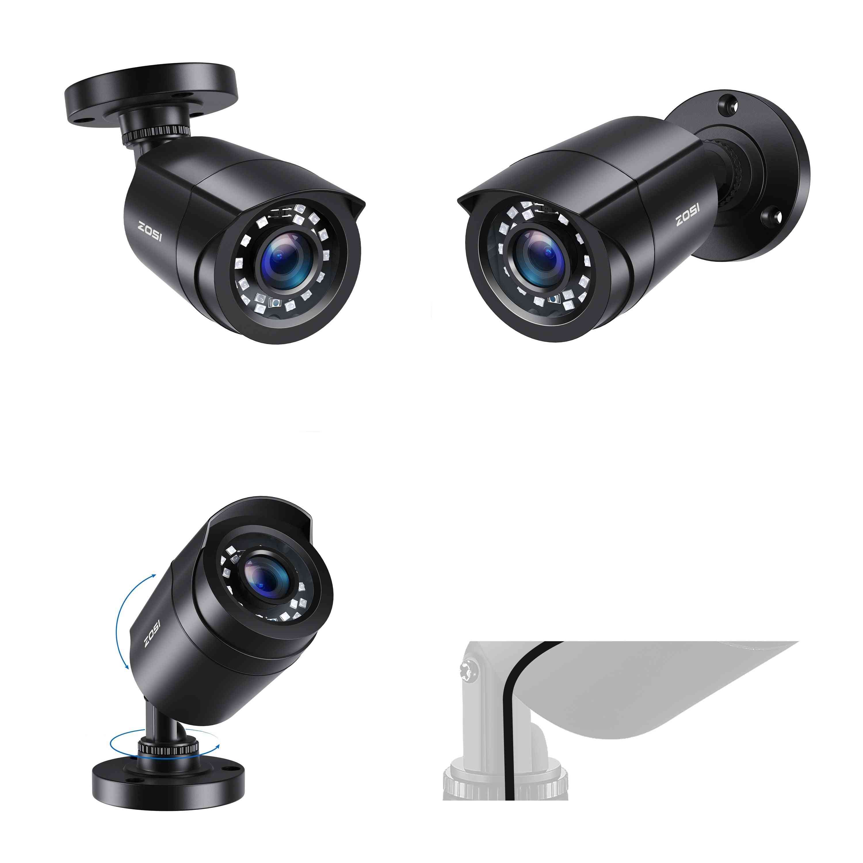4ch/8ch- H.265+ Dvr, Cctv Video,  Ir Outdoor, Security System Cameras