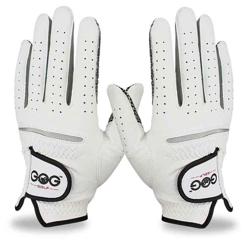 Genuine Leather Golf Gloves For Men's