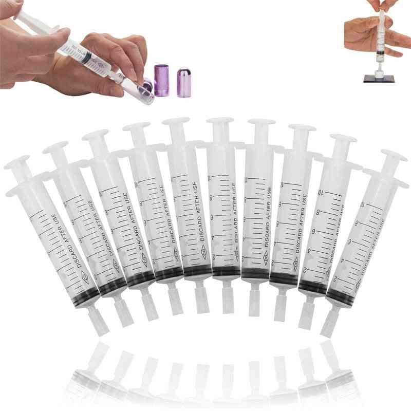 Plastic Syringe Perfume Dispenser For Refill Cosmetic