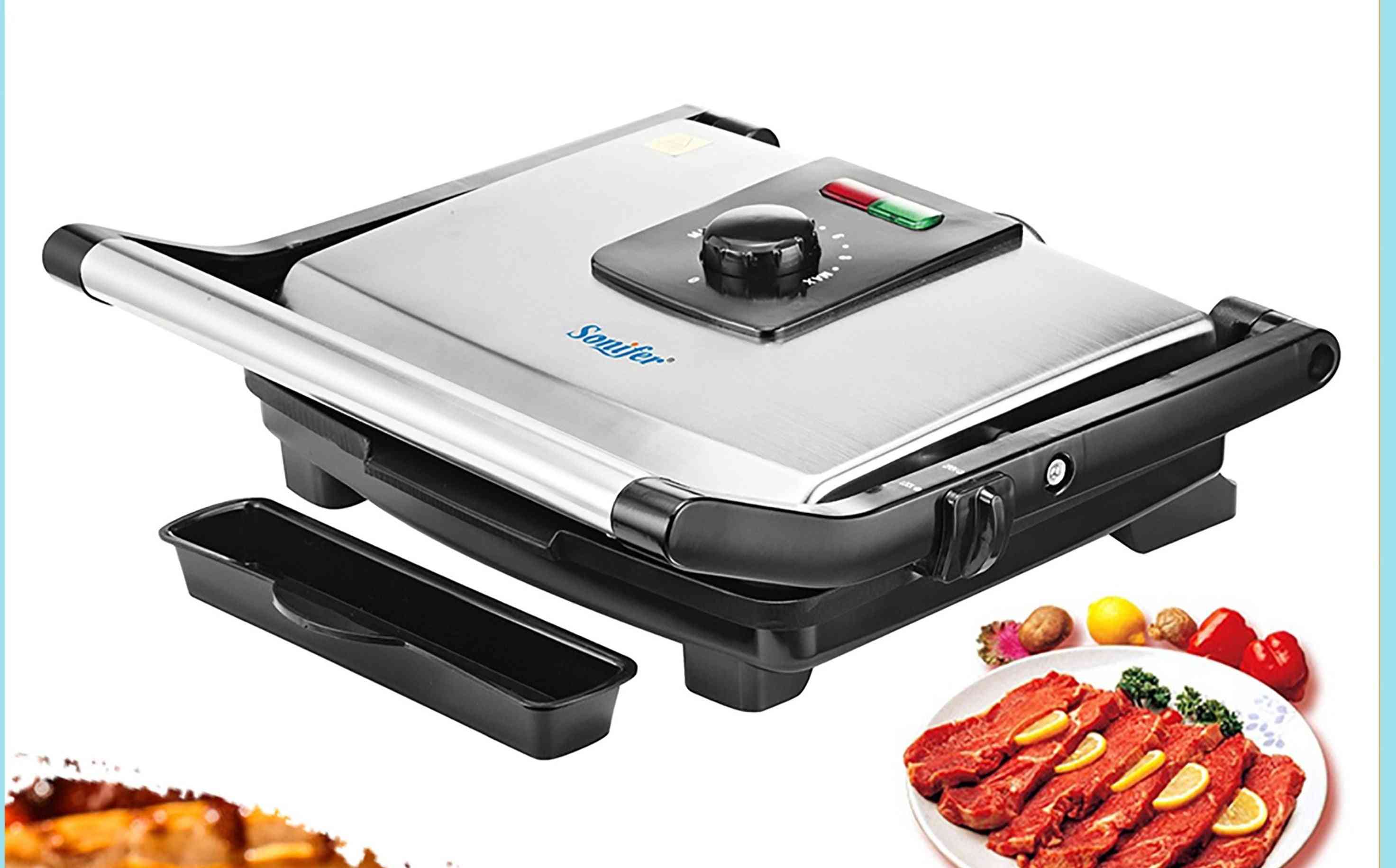 Electric- Hotplate Smokeless, Grilled Meat Pan, Barbecue Machine