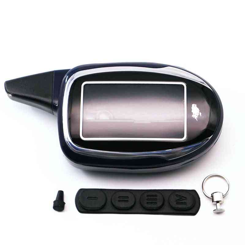 Car Alarm- Lcd Remote Control, Body Case Keychain