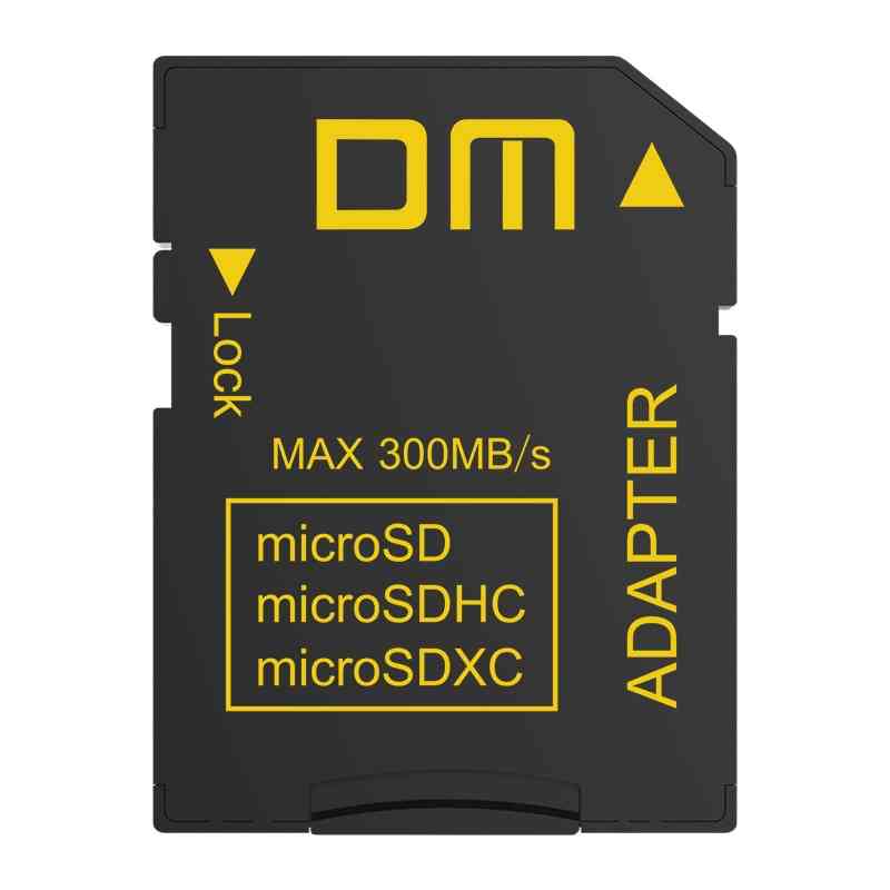 Dm sd adapter, microsdxc overførselshastighed kan op til 300mb/s