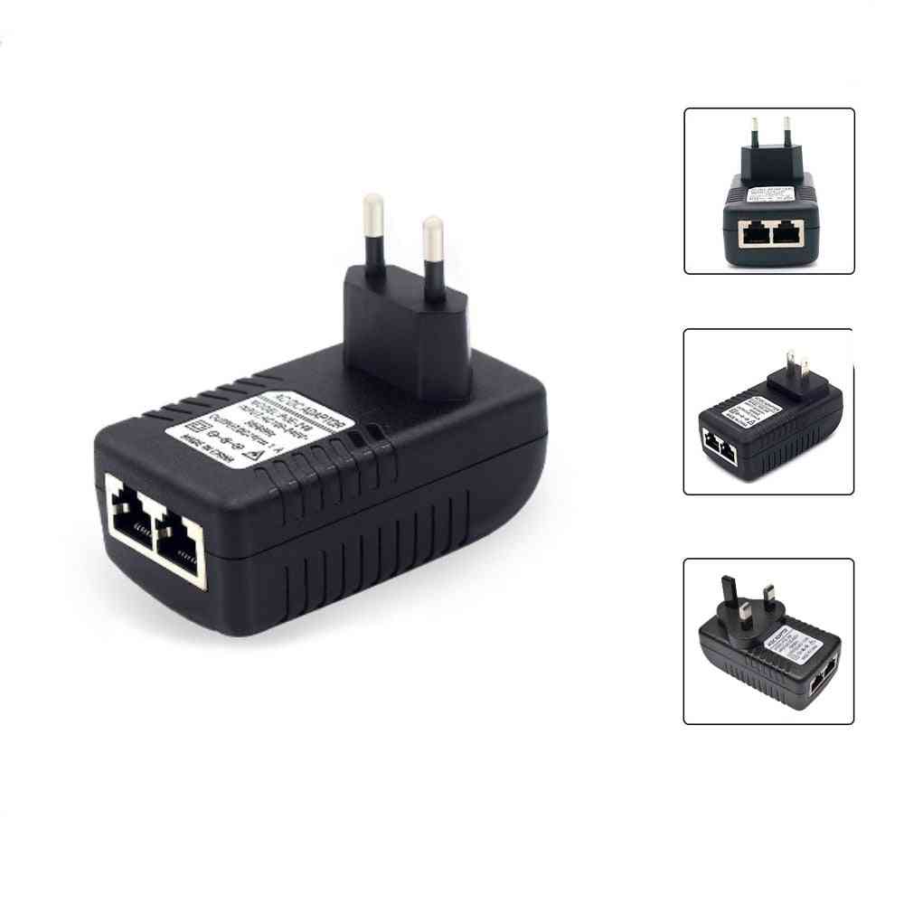 Poe Injector- Ethernet Cctv, Power Adapter For Ip Camera, Phones