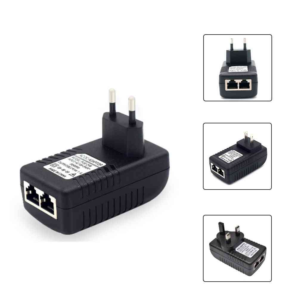 Poe Injector- Ethernet Cctv, Power Adapter For Ip Camera, Phones
