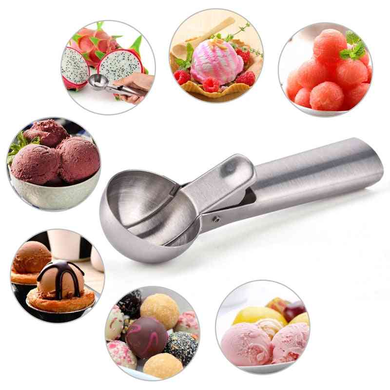 Stainless Steel Ice Cream Spoon, Ball Maker Kitchen Tools