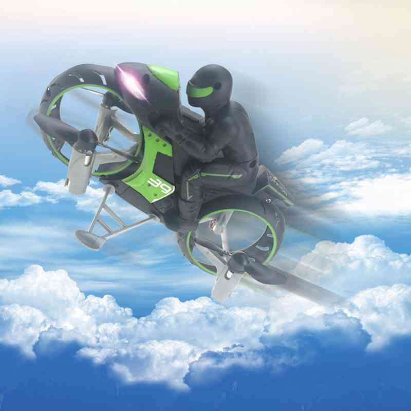Rc drone repülő motorkerékpár földi repülés kettős üzemmódban repülő motorkerékpár távirányító autó quadcopter gyerek repülőgép
