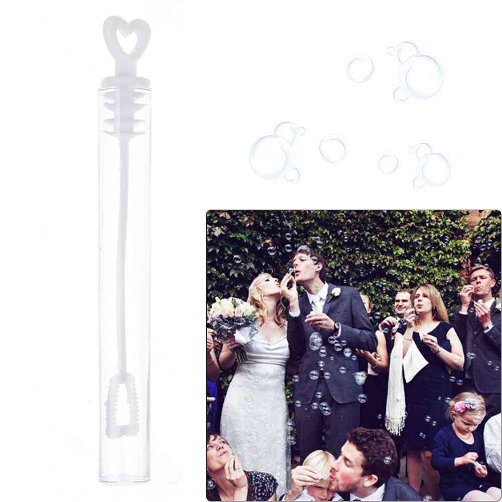 Bubble Maker Water Bottle Toy, Love Heart Wand Tube, Wedding Party