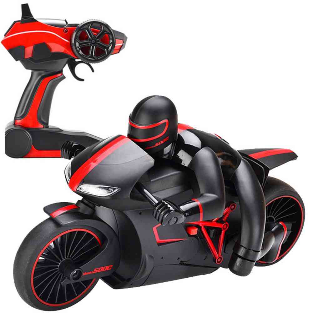 Mini Rc Motorcycle With Cool Light, Motorbike Model Toy, Remote Control Drift Motor For Boy