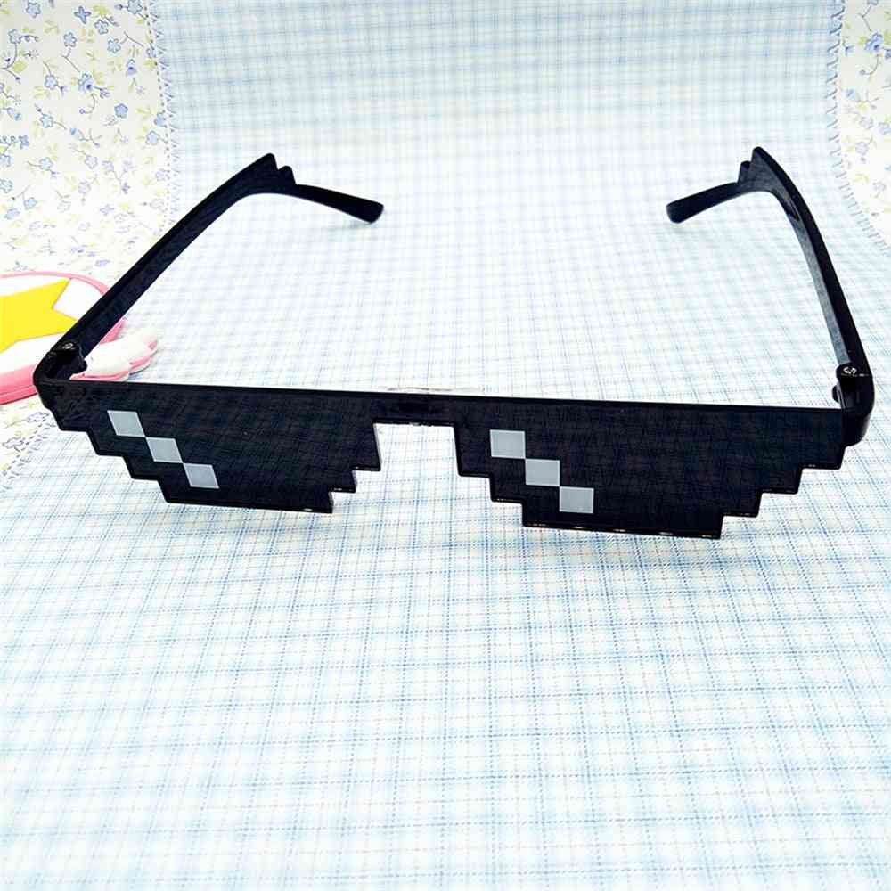 Thug life glasögon 8 bitars pixel hantera det unisex solglasögon