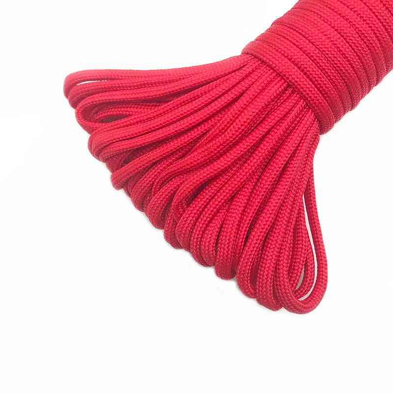 Paracord For Survival, Parachute Cord, Lanyard Camping, Climbing, Rope Hiking, Clothesline