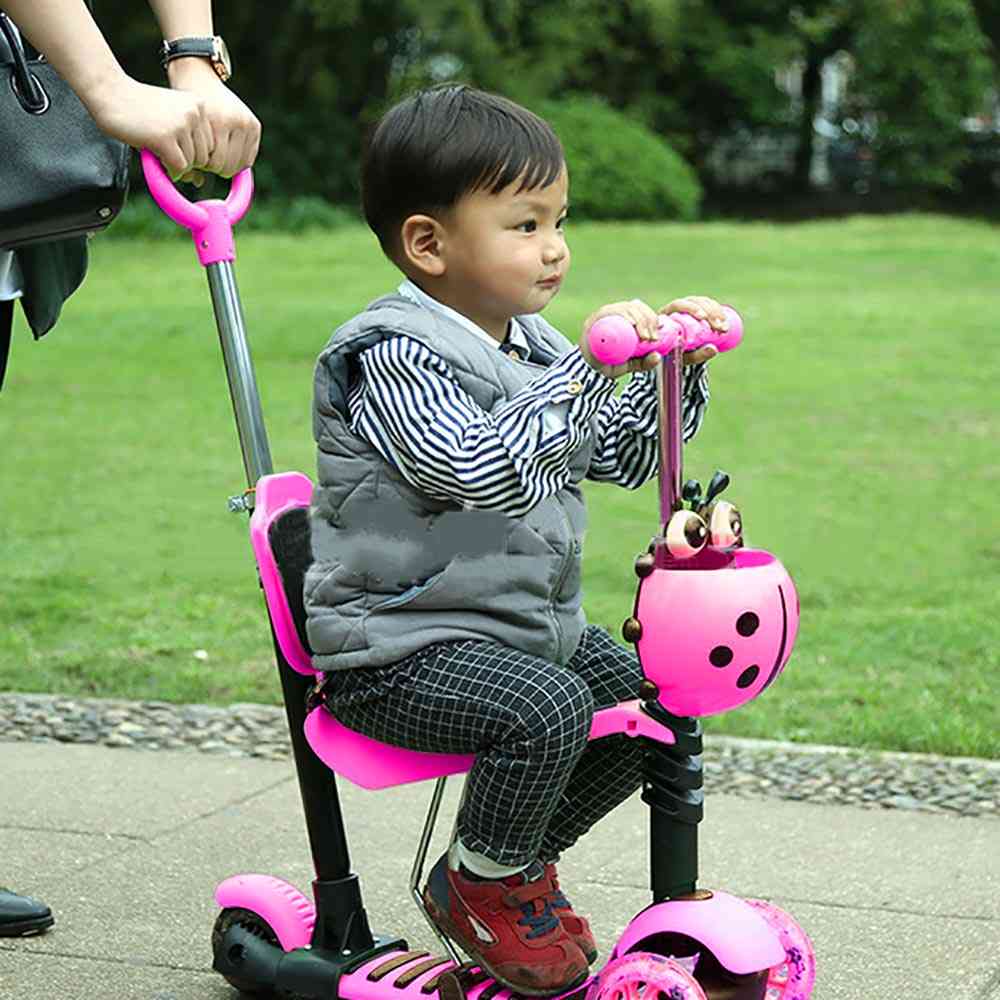 3 In 1 Folding Scooter With Foldable Seat