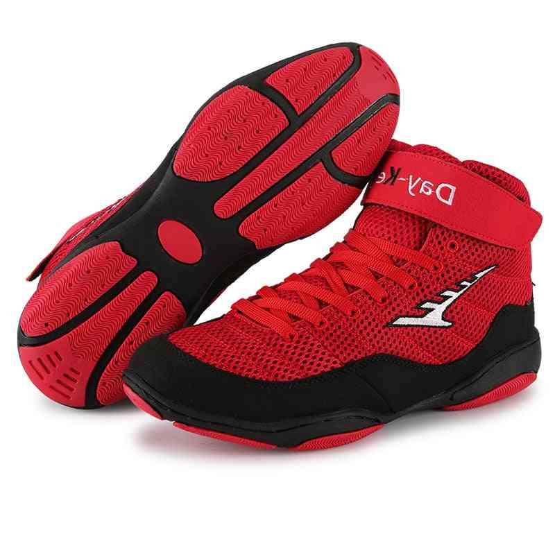 Men Professional Boxing Wrestling Fighting Weightlift Shoes