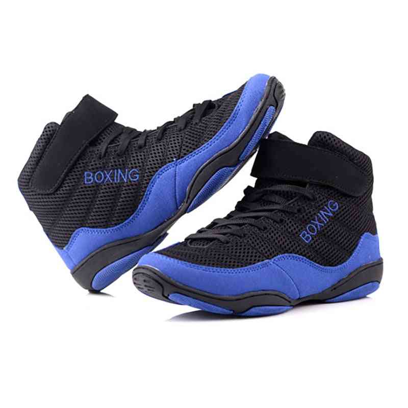 Men Professional Boxing Wrestling Combat Weight Lifting Shoes