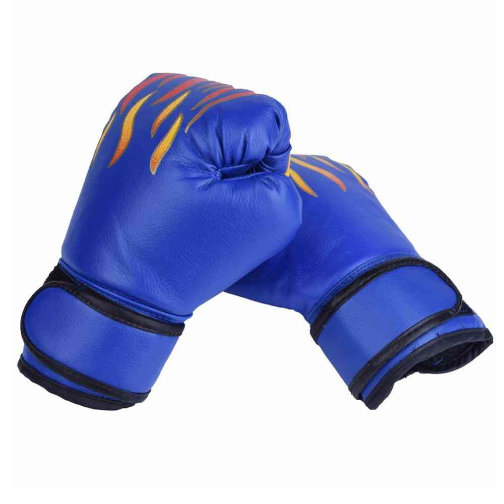 Children Pu Leather Training Fighting Boxing Gloves