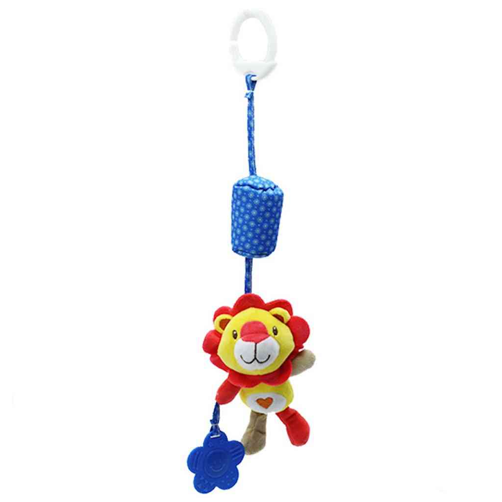 Animal Plush Toy Wind Chime Spiral Bed Baby Rattles
